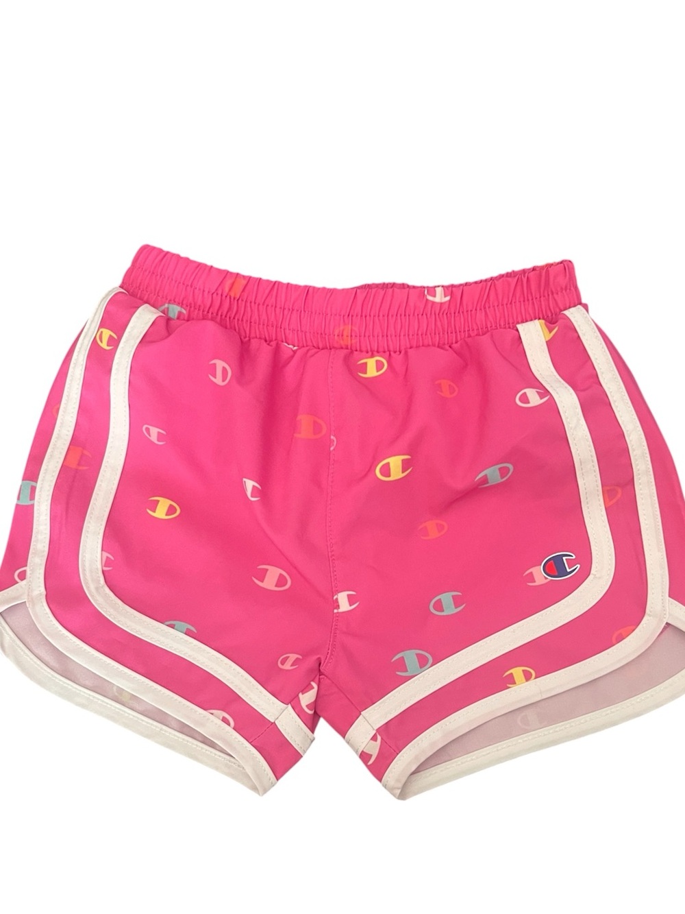 Champion Hot Pink Logo Athletic Shorts size 5t New without tags
